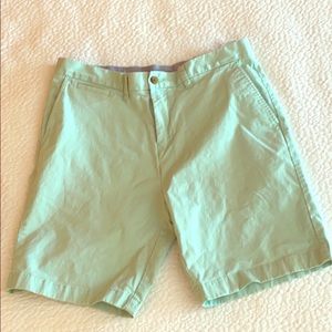 Pale green men’s shorts